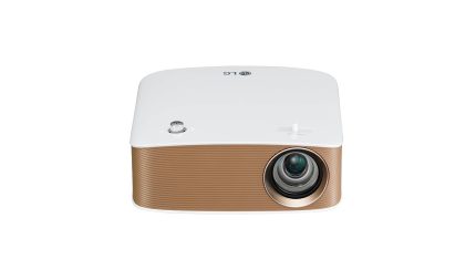 Projetor Portátil Mini LG Branco/Dourado PH150G