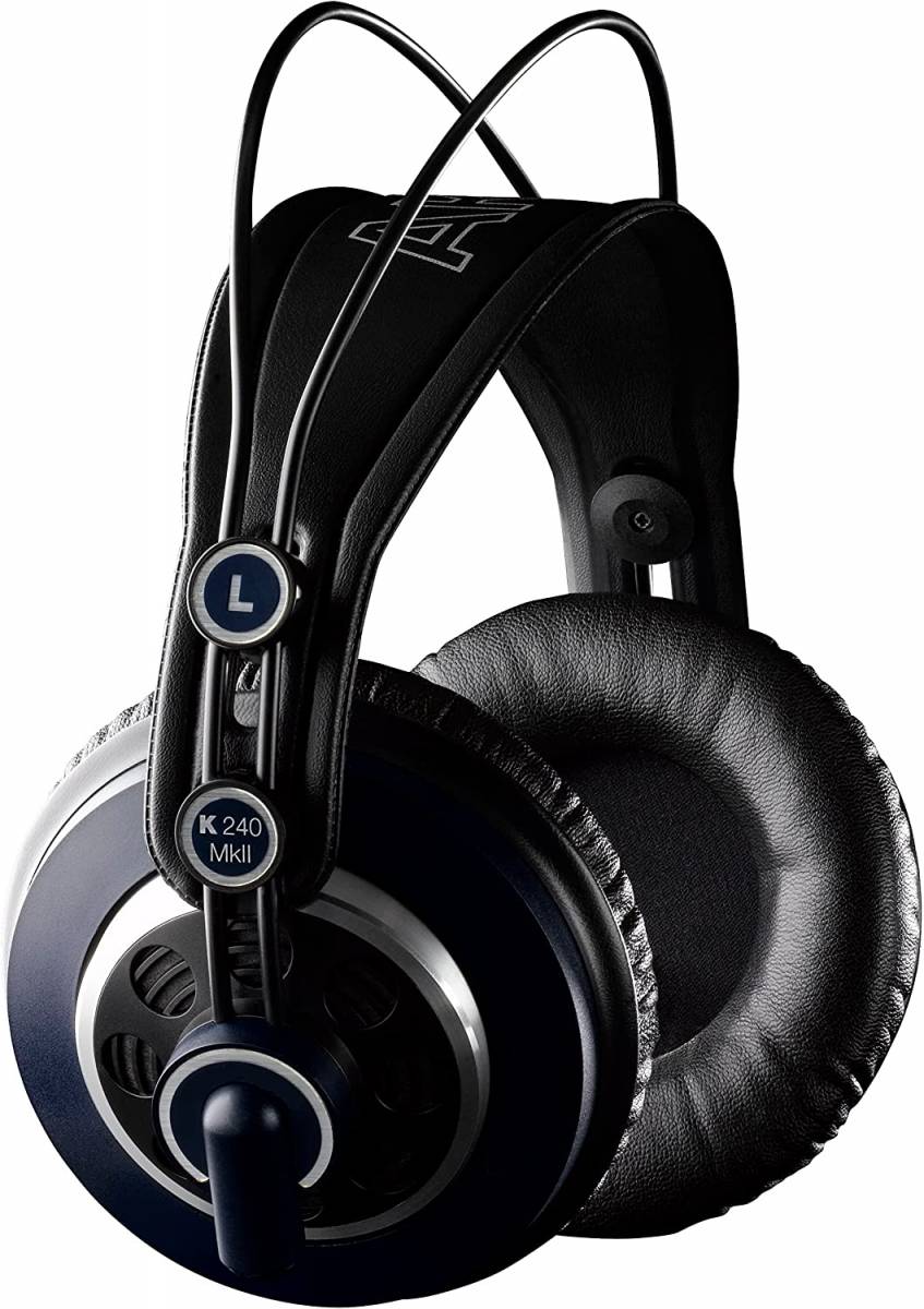 Fone de Ouvido Com Fio, K240 MKII, Profissional, Preto, AKG Fone de Ouvido Com Fio, K240 MKII, Profissional, Preto, AKG - Imagem 1