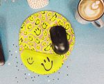Mousepad Reliza Confort, Ergonômico, Almofada em Espuma, Smile - Imagem 2