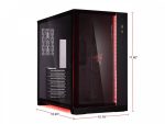 Gabinete Lian Li 011 Dynamic Razer Edition Lateral de Vidro - Imagem 3