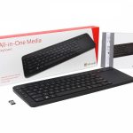 Teclado Sem Fio Microsoft All-In-One Media N9Z-00005 - Preto ABNT
