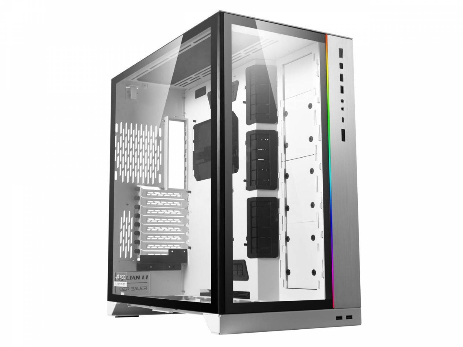 Gabinete Lian Li 011 Dynamic DXL-X, Lateral de Vidro - Branco Gabinete Lian Li 011 Dynamic DXL-X, Lateral de Vidro - Branco - Imagem 1