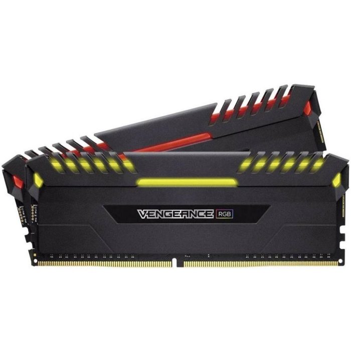 メモリー Vengeance DDR4 16GB (2x8GB) 2666MHz Memoria Ram Corsair Vegeance RGB 16GB (2x8GB) 2666Mhz DDR4 Black
