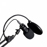 Microfone Gamer Oex Mg300 Skipper Caster Usb Preto