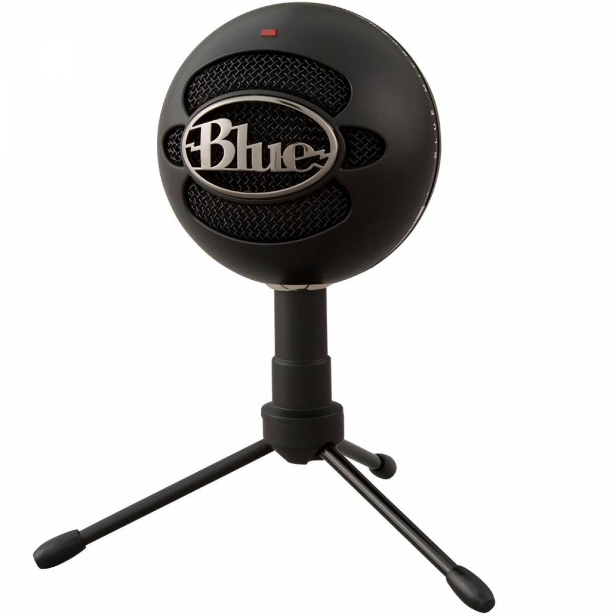 Microfone Condensador USB Blue Snowball Ice Preto Microfone Condensador USB Blue Snowball Ice Preto - Imagem 1