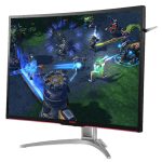 Monitor AOC 144Hz 32" Tela Curva 5ms Full HD VGA/DVI/HDMI AG32 - Imagem 2