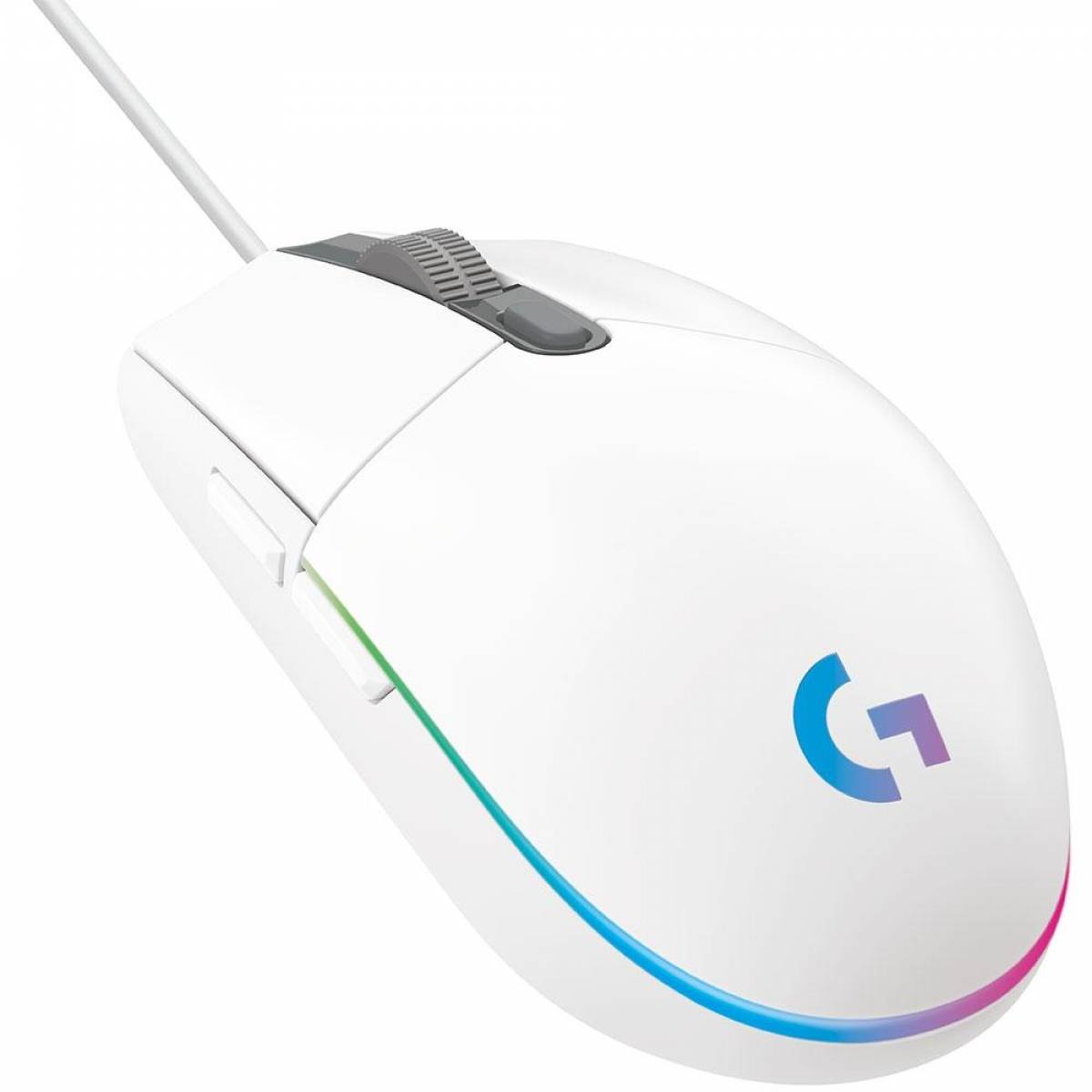 Logitech G203 RGB Lightsync, 6 Botões, 8000 DPI Branco Logitech G203 RGB Lightsync, 6 Botões, 8000 DPI Branco - Imagem 1