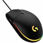 Logitech G203 RGB Lightsync, 6 Botões, 8000 DPI Preto