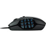 Mouse Gamer Logitech G600 Óptico 8200 DPI Preto - Imagem 5