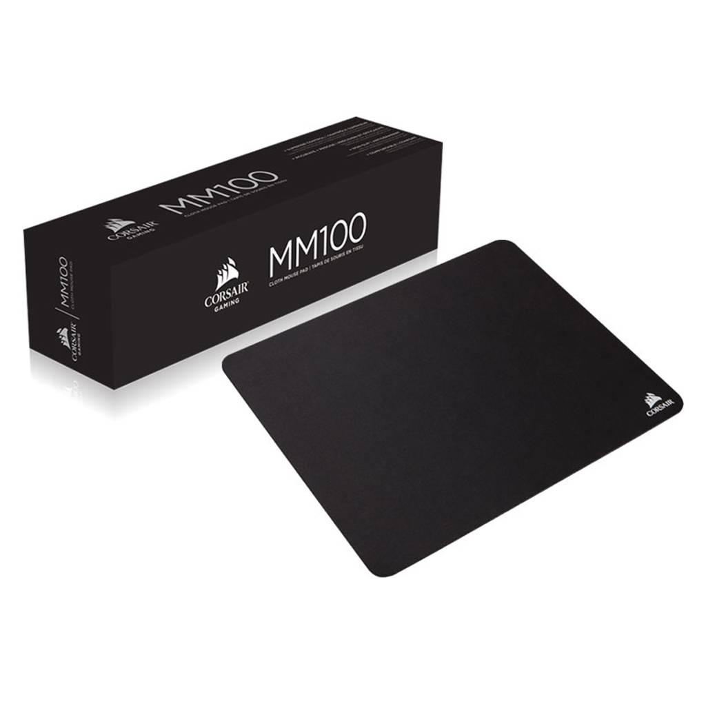 Mouse pad Gamer Corsair MM100 32 x 27 x 3CM Preto CH-9100020-WW Mouse pad Gamer Corsair MM100 32 x 27 x 3CM Preto CH-9100020-WW - Imagem 1