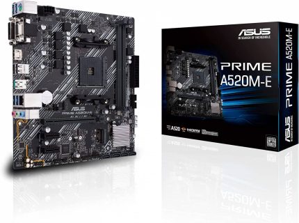 Placa-Mãe ASUS Prime - A520M-E, AMD AM4, mATX, DDR4