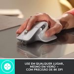 Mouse Sem Fio Logitech MX Master 3S, 8000 DPI, Bluetooth, Cinza - Imagem 3