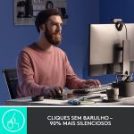 Mouse Sem Fio Logitech MX Master 3S, 8000 DPI, Bluetooth, Cinza - Imagem 8