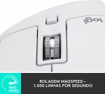 Mouse Sem Fio Logitech MX Master 3S, 8000 DPI, Bluetooth, Cinza - Imagem 2