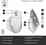 Mouse Sem Fio Logitech MX Master 3S, 8000 DPI, Bluetooth, Cinza - Imagem 6