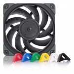 Cooler para Gabinete Noctua NF-A12x25 PWM 4 pinos (120mm, preto)