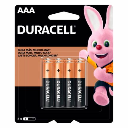 Pilha Alcalina Duracell AAA Com 8 Unidades