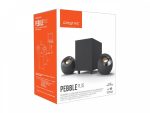 Caixa De Som Creative Pebble Plus 2.1, USB/3.5mm, Black - Imagem 3