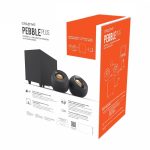Caixa De Som Creative Pebble Plus 2.1, USB/3.5mm, Black