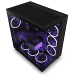 Gabinete Gamer NZXT H9 Flow, ATX, 4 Fans, Preto - CM-H91FB-01