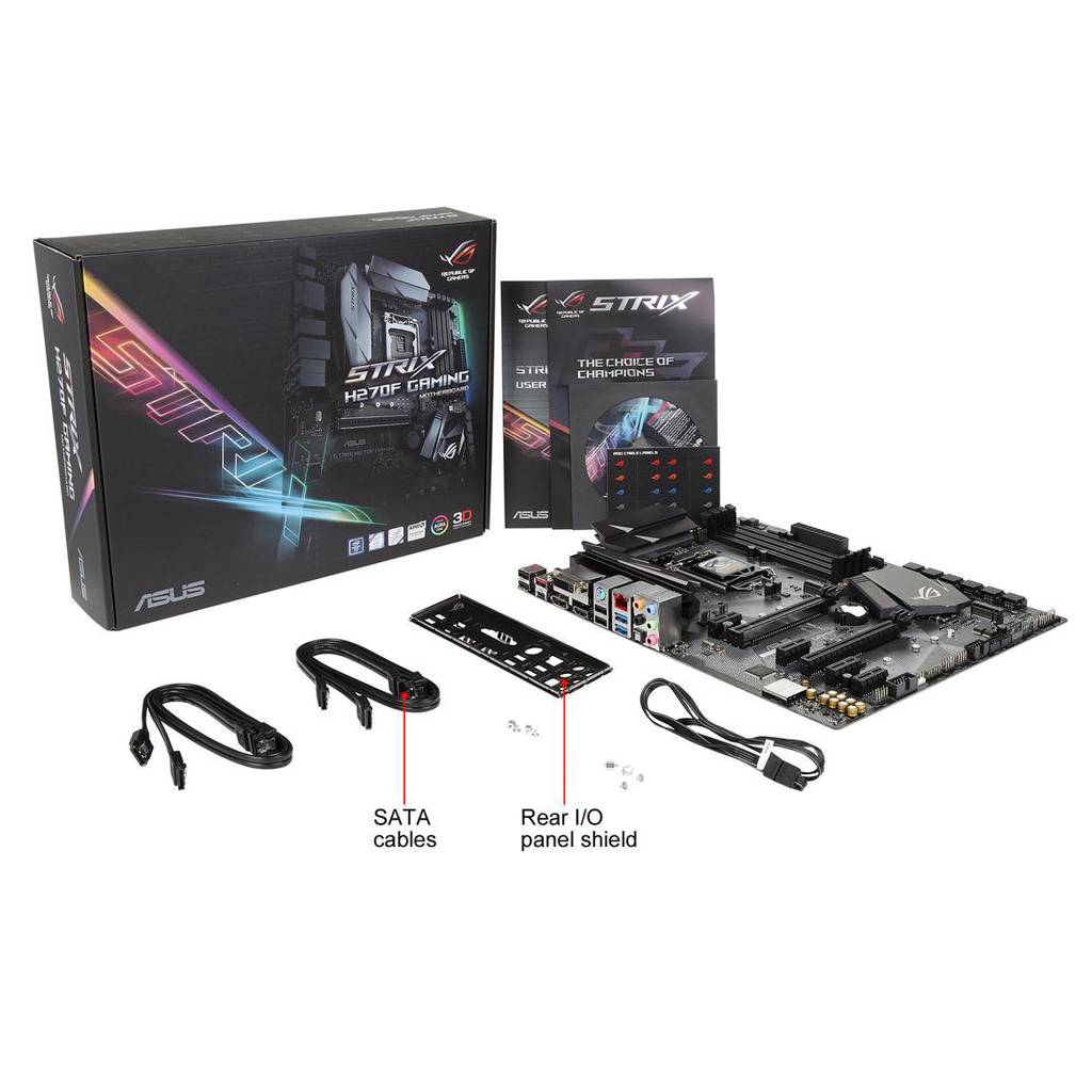 Placa mãe Gamer Asus Rog Strix H270F – Net Shop Informática