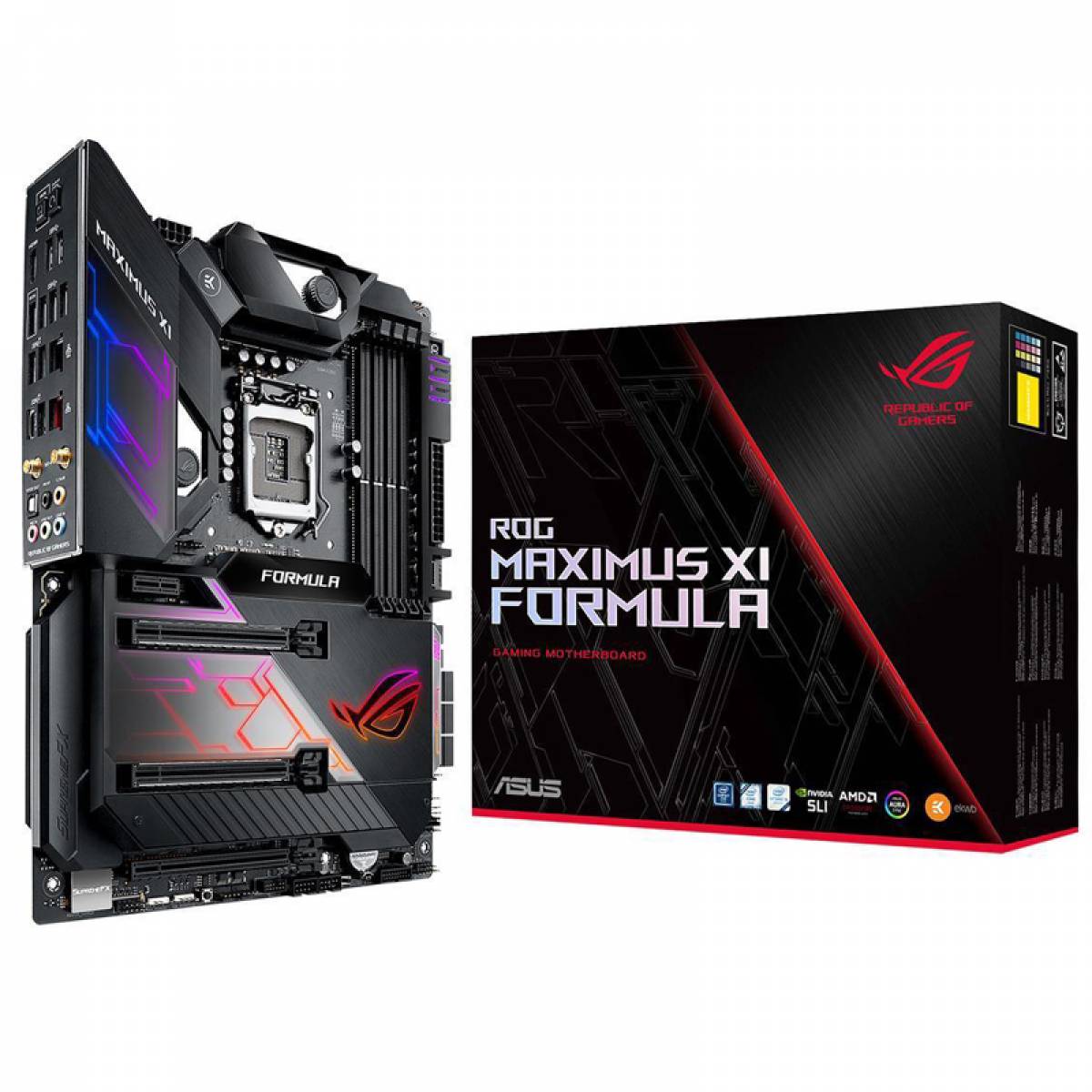 Placa mãe Asus Rog Z390 Maximus XI Formula S1151 Oitava Geração Placa mãe Asus Rog Z390 Maximus XI Formula S1151 Oitava Geração - Imagem 1