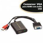 Conversor VGA para HDMI com áudio USB - Empire 4452