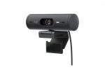 Webcam Full HD Logitech Brio 500 - Cinza
