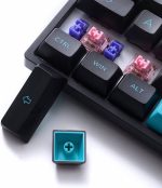 Teclado Gamer Mecânico AKKO 3068B Plus Black e Cyan, RGB - Imagem 3