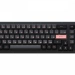 Teclado Mecânico Akko Acrílico ACR98 Mini, RGB, Preto e Rosa