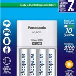 Carregador e Pilhas Panasonic Eneloop, AA 2000 Mah