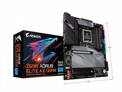 Placa-Mãe Gigabyte Z690 Aorus Elite AX, LGA 1700 M.2 NVMe, Wi-Fi