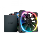 Kit Controlador de Iluminação Led HUE2 + 3 Fan 120mm Led RGB NZXT, HF-2812C-T1