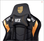 Cadeira Gamer DT3 SPorts Rhino Flamengo Gold, Preto e Dourado - Imagem 2