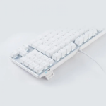 Teclado Gamer Aplus Tech Barak Branco Mecânico Abnt2 Switch Blue - Imagem 4