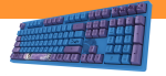 Teclado Gamer Mecânico Akko Naruto S 2ND , Jelly Orange - Azul - Imagem 2