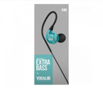 Fone de Ouvido E40 In Ear Azul VOKAL