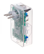 Protetor iClamper Energia 3 + USB - Transparente