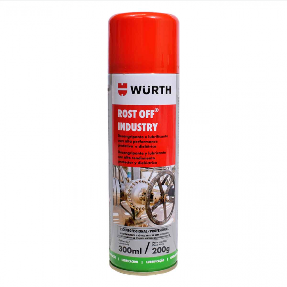 Desengripante Rost Off Industry 300ml - Wurth - 0890200311 Desengripante Rost Off Industry 300ml - Wurth - 0890200311 - Imagem 1