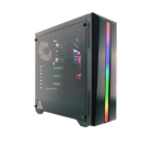 Gabinete Riotoro, RGB, Lateral em Vidro , Preto - CR100TG