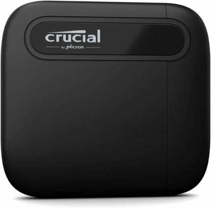 SSD Externo Portátil Crucial X6, 2TB, USB-C, Leitura 540MB/s