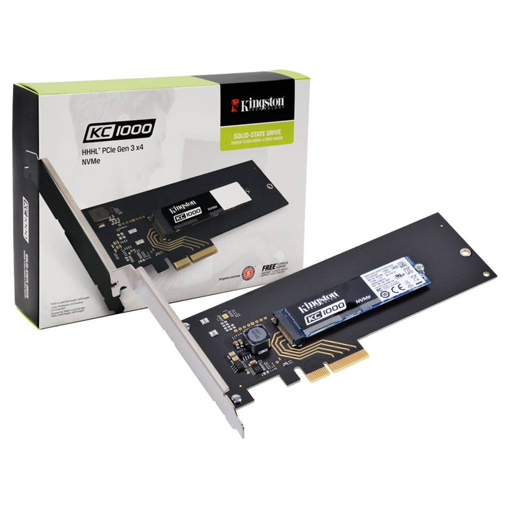 SSD 240GB Kingston SK1000 M.2 HHHL PCIE GEN3X4 NVME PCI1000H/240G SSD 240GB Kingston SK1000 M.2 HHHL PCIE GEN3X4 NVME PCI1000H/240G - Imagem 1