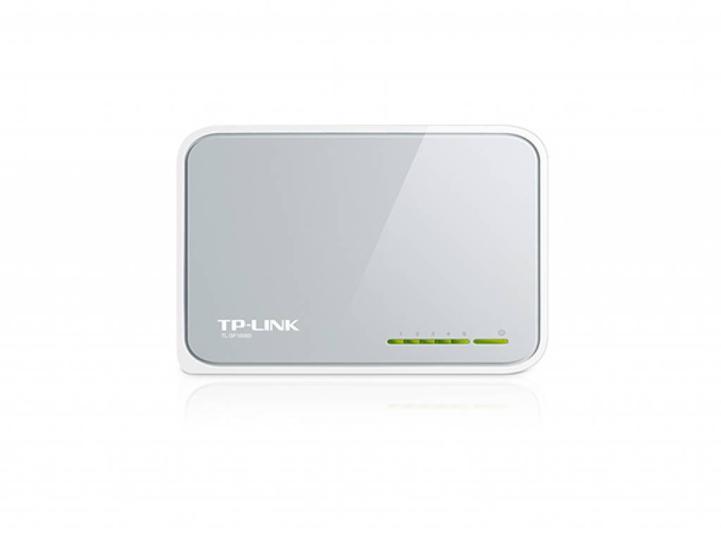 Switch 5 portas 10/100Mbps TP-link TL-SF1005D Switch 5 portas 10/100Mbps TP-link TL-SF1005D - Imagem 1