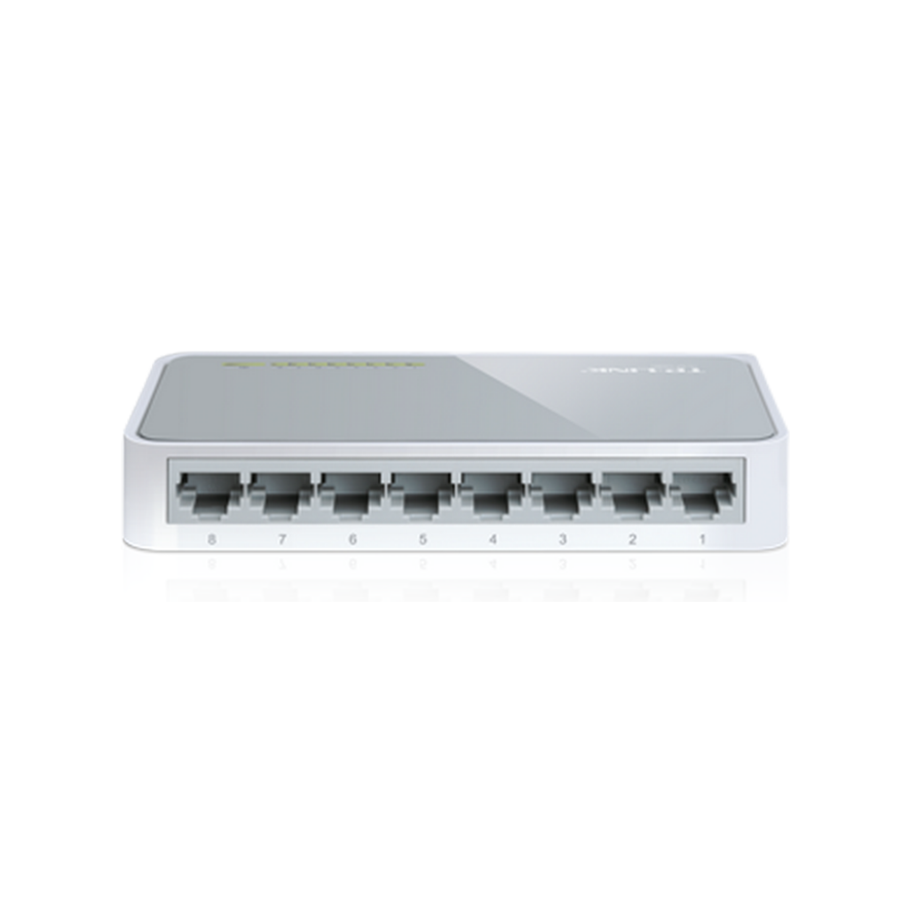 Switch 8 portas 10/100Mbps TP-link TL-SF1008D Switch 8 portas 10/100Mbps TP-link TL-SF1008D - Imagem 1