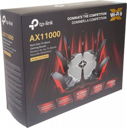 Roteador TP-Link archer ax11000 tri-band wi-fi 6 router