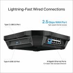 Roteador TP-Link AX6000 WiFi 6, Smart 8-Stream, AX6000 - Imagem 3