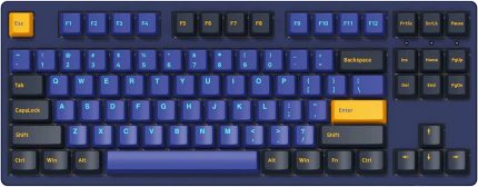 Teclado Mecânico Gamer Akko Horizon DS 3087, Switch Pink, Azul