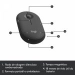 Teclado e Mouse Logitech MK470 Slim Ultrafino, Teclas Silenciosas, Plug And Play - 920-009268 - Imagem 3