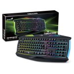 Teclado Gamer Genius K-220 BR-POR USB Preto