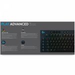 Teclado Mecânico Gamer Logitech G815, Design ultrafino, RGB, Switch GL Tactile Marrom, US - Imagem 4